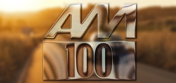 AM 100 logo.