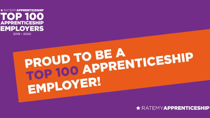 Proud to be top 100 apprentice