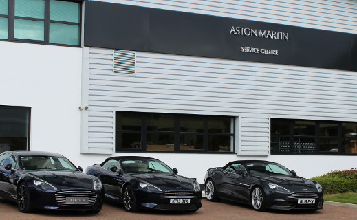 Aston Martin Service Centre in Wilmslow.